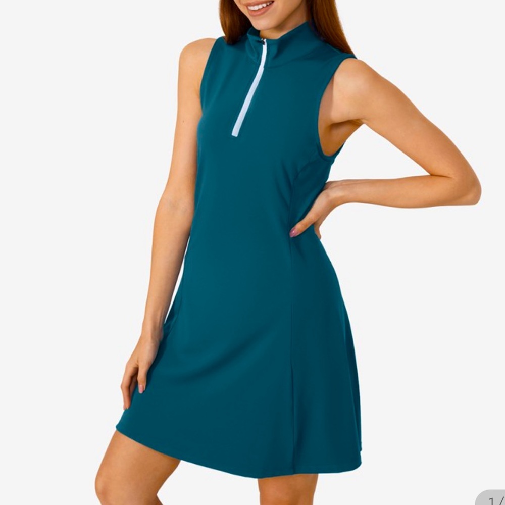 Halara In My Feels Everyday Cloudful Air Half Zip 2-Piece Set Golf Dress XS